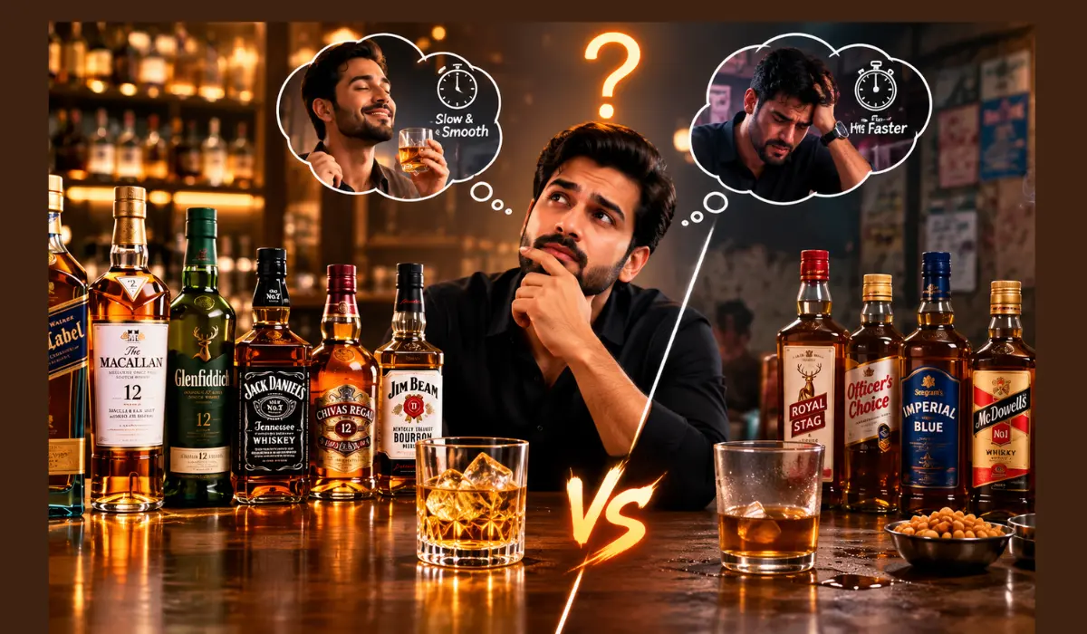Branded Whiskey vs Local Whiskey