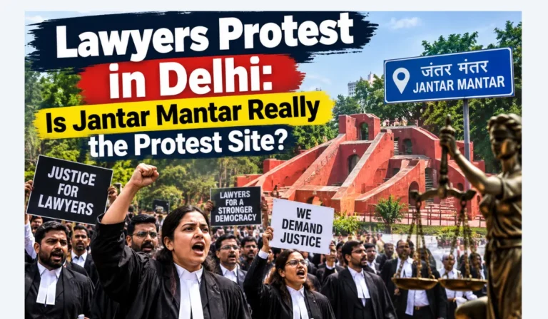 Lawyers Protest in Delhi