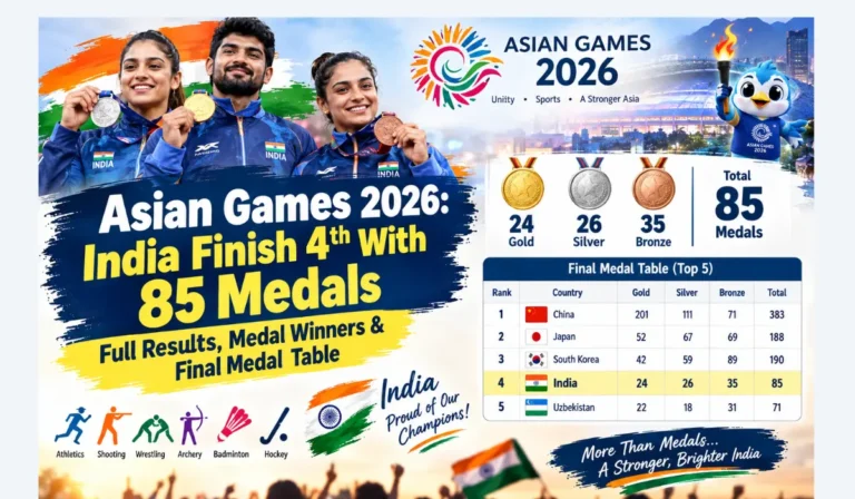 Asian Games 2026 (85medals)